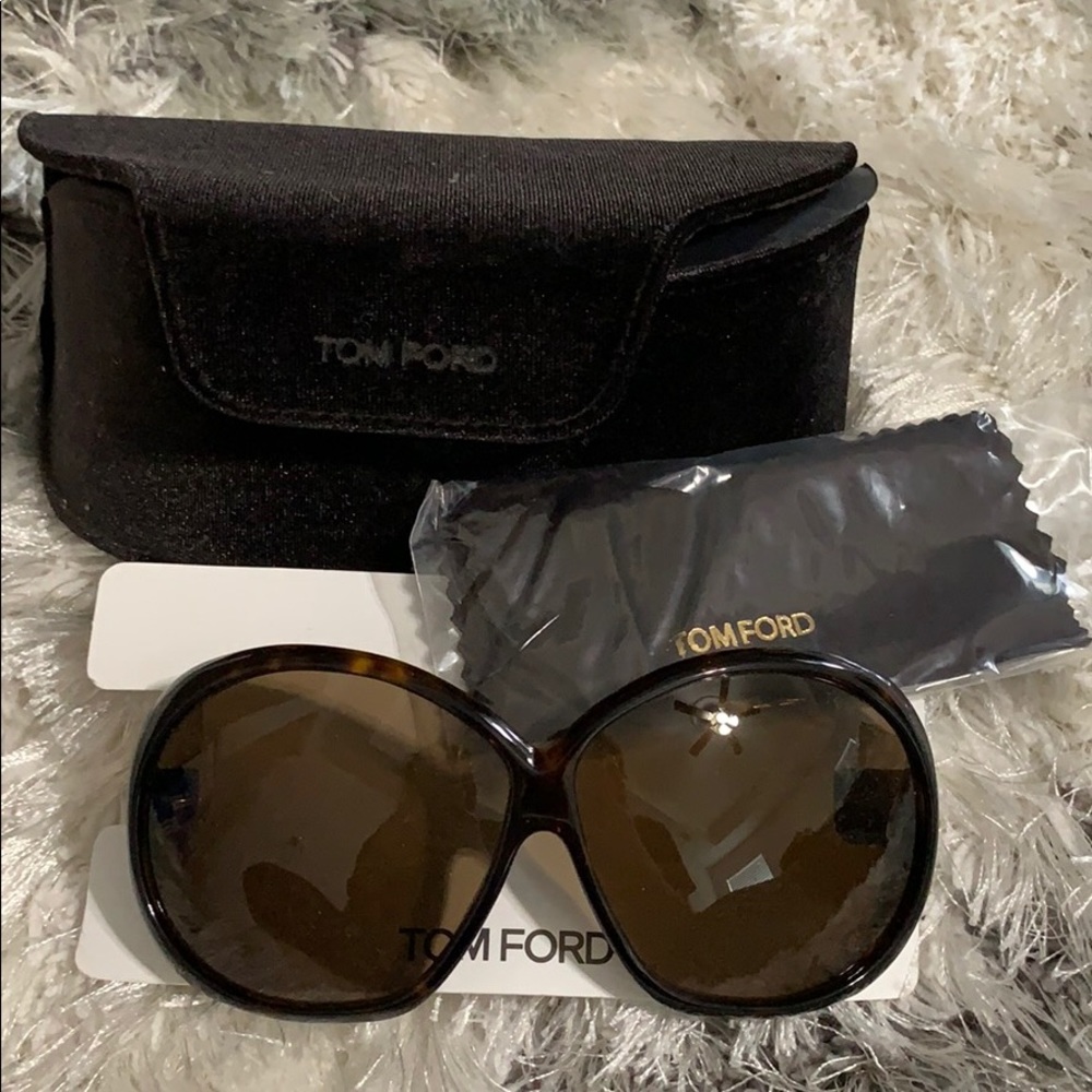 - Tom Ford Overside Brown Sunglasses NEW